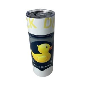 20 ounce Stainless Steel Skinny Black Jeep Duck Duck Sublimated  Tumbler. NEW